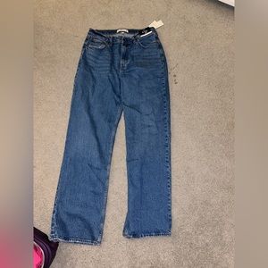 Abercrombie low cut baggy jeans